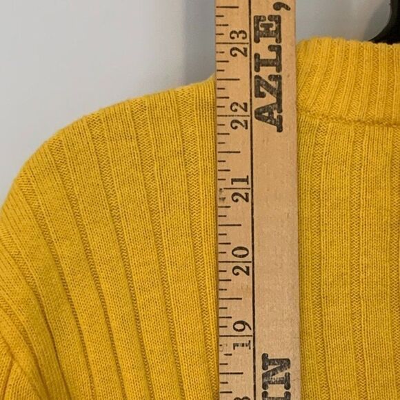 Lauren Jeans Company Ribbed V Neck Long Sleeve Sweater - Picture 6 of 8